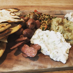 The sumptuous Mezze Platter at Dai Due.