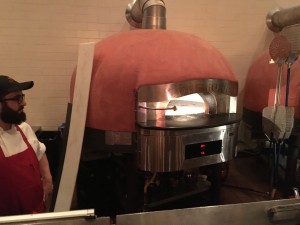 One of the two beautiful ovens at Due Forni that gave the restaurant its name. Alas, they suddenly closed a few weeks ago.