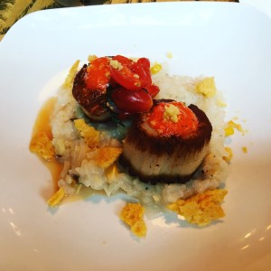 Sea Scallops and Summer Risotto