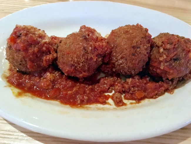 The Arancini appetizer