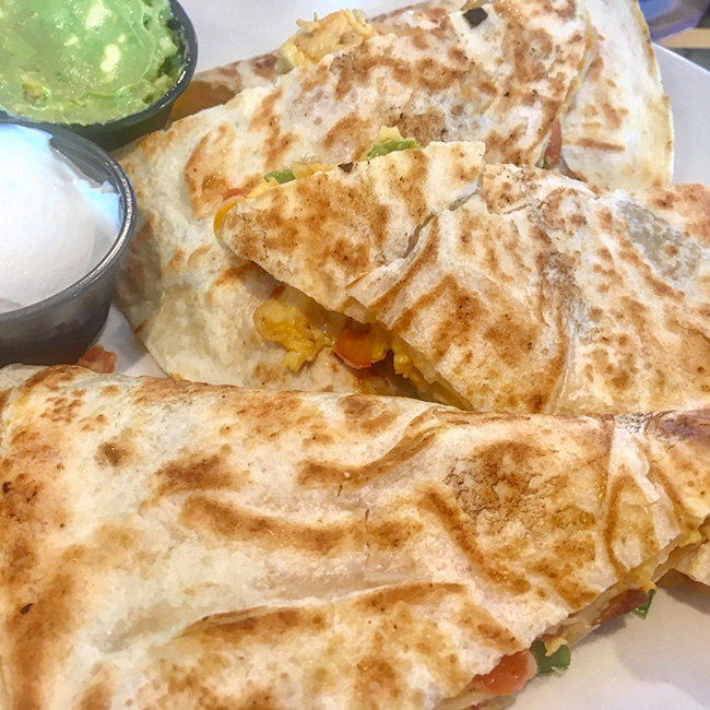 Austin Java Breakfast Quesadilla