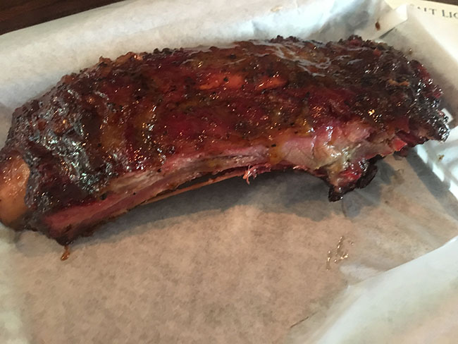 Salt Lick Bison Ribs Austin Texas