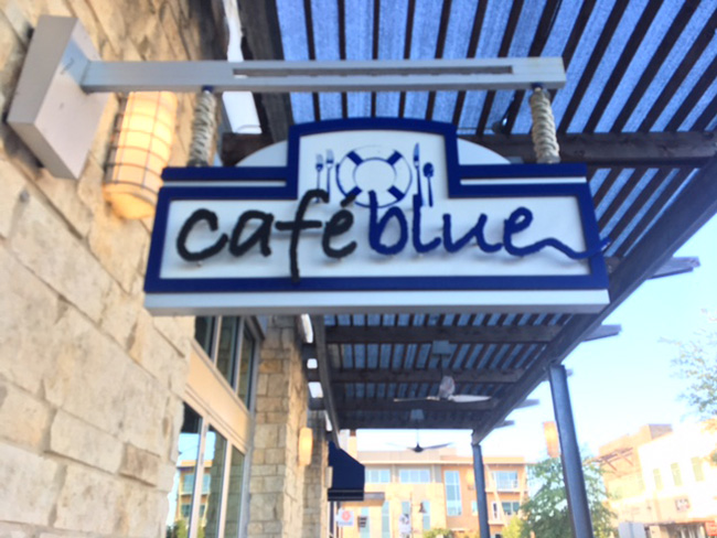 Cafe Blue Bee Cave Austin TX Hill Country Galleria