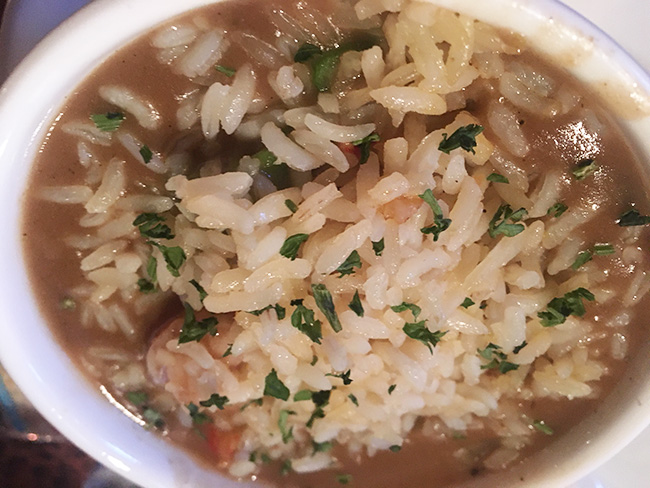 Freda's Seafood Grille gumbo