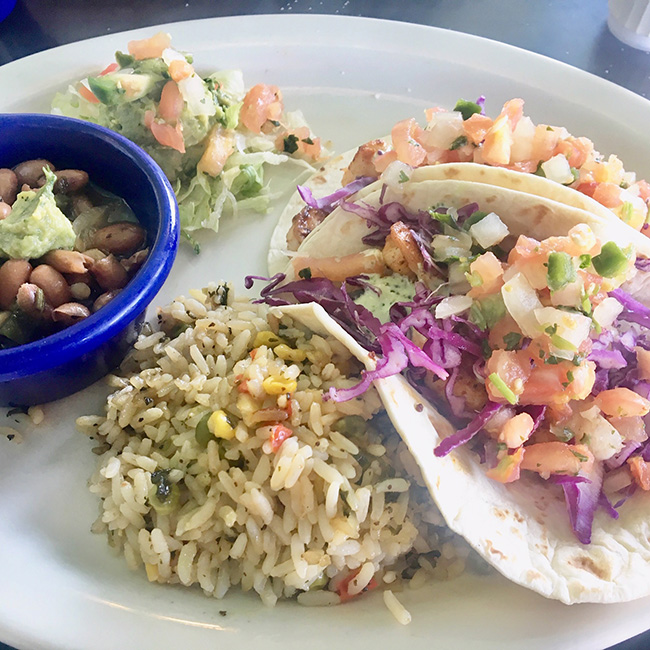 Oasis Shrimp Tacos