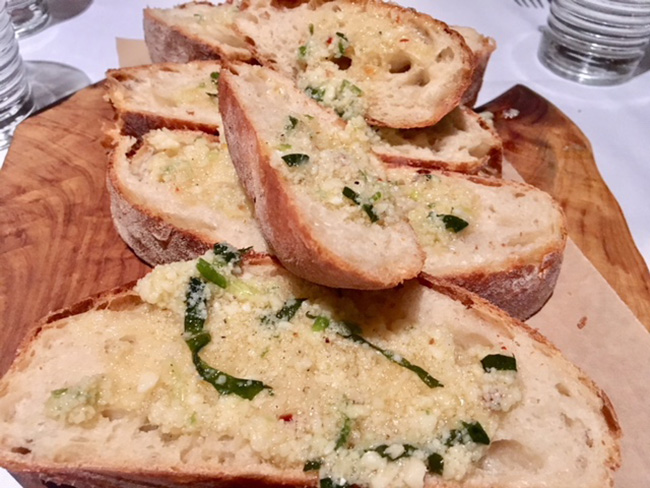 house-made crispy Italian bread