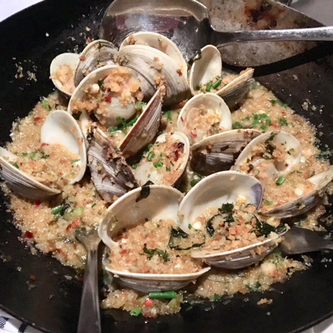 Small Clams Oreganata