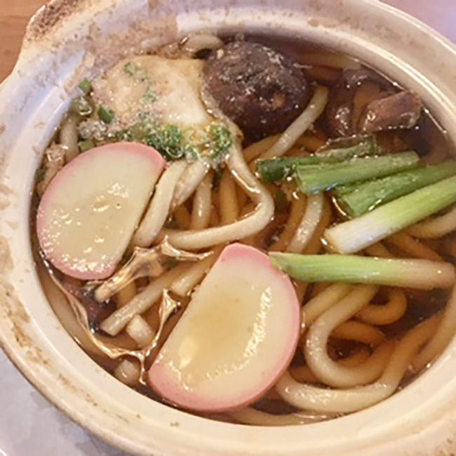 The udon noodle soup at Street Restaurant Austin Texas