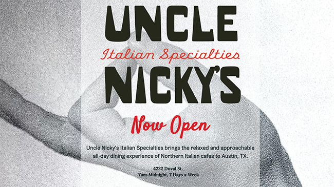 Uncle Nicky's Austin Texas