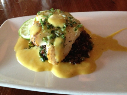 Mango Sea Bass at Garrido's